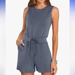 ANRABESS Romper for Women Short Jumpsuit Sleeveless Outfits - Size medium. NWOT